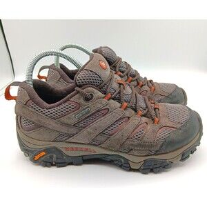 Merrell Hiking Shoes Mn 7 Moab 2 Beluga Gray Suede Waterproof Vibram Vent Trail
